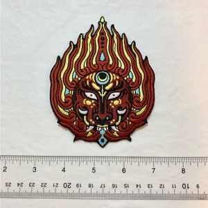 Traditional Mythology Lion Sew On Patch